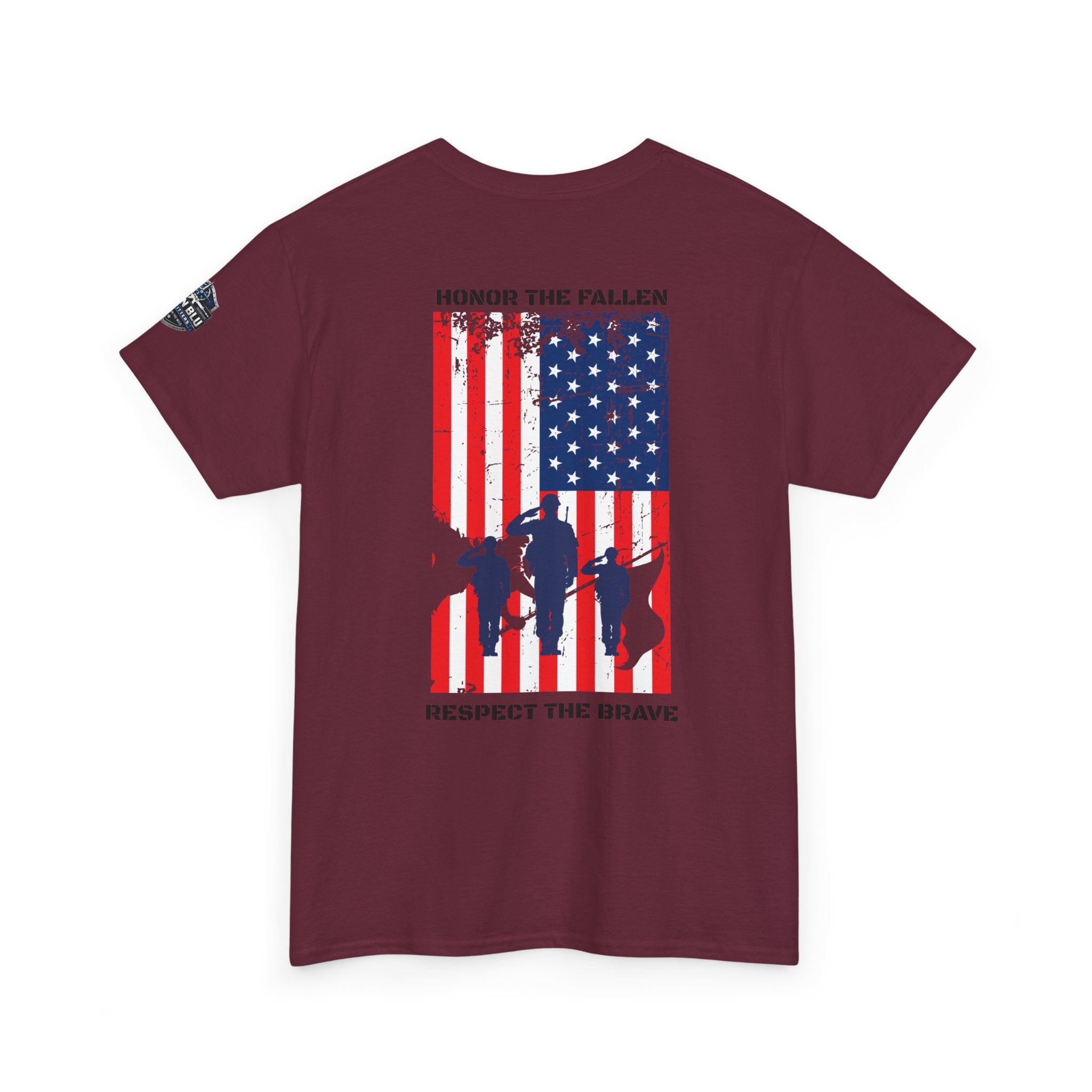 Honor The Fallen Tee — American Flag Memorial Tribute T-Shirt
