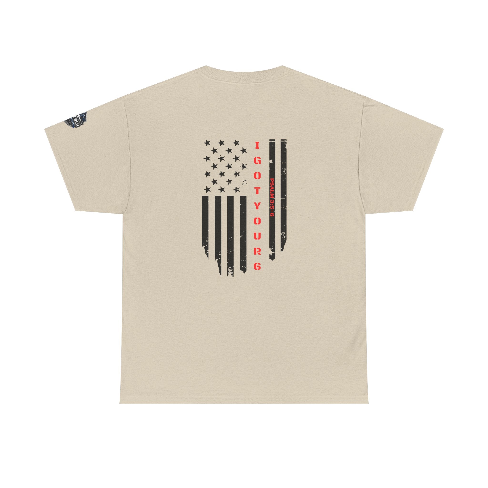 American Flag Tee — "I Got Your 6" Military Support T-Shirt