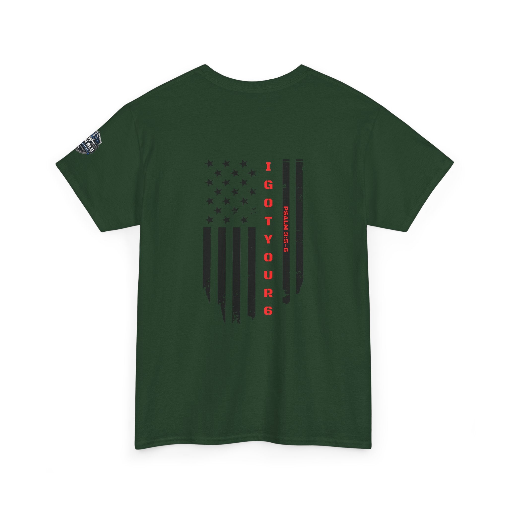 American Flag Tee — "I Got Your 6" Military Support T-Shirt