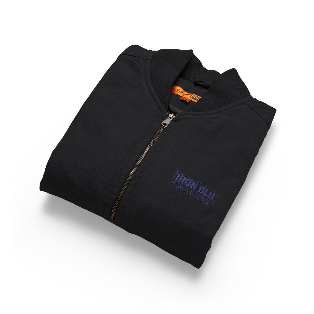 Washed Duck Cloth Work Vest — Embroidered Rugged Utility Vest