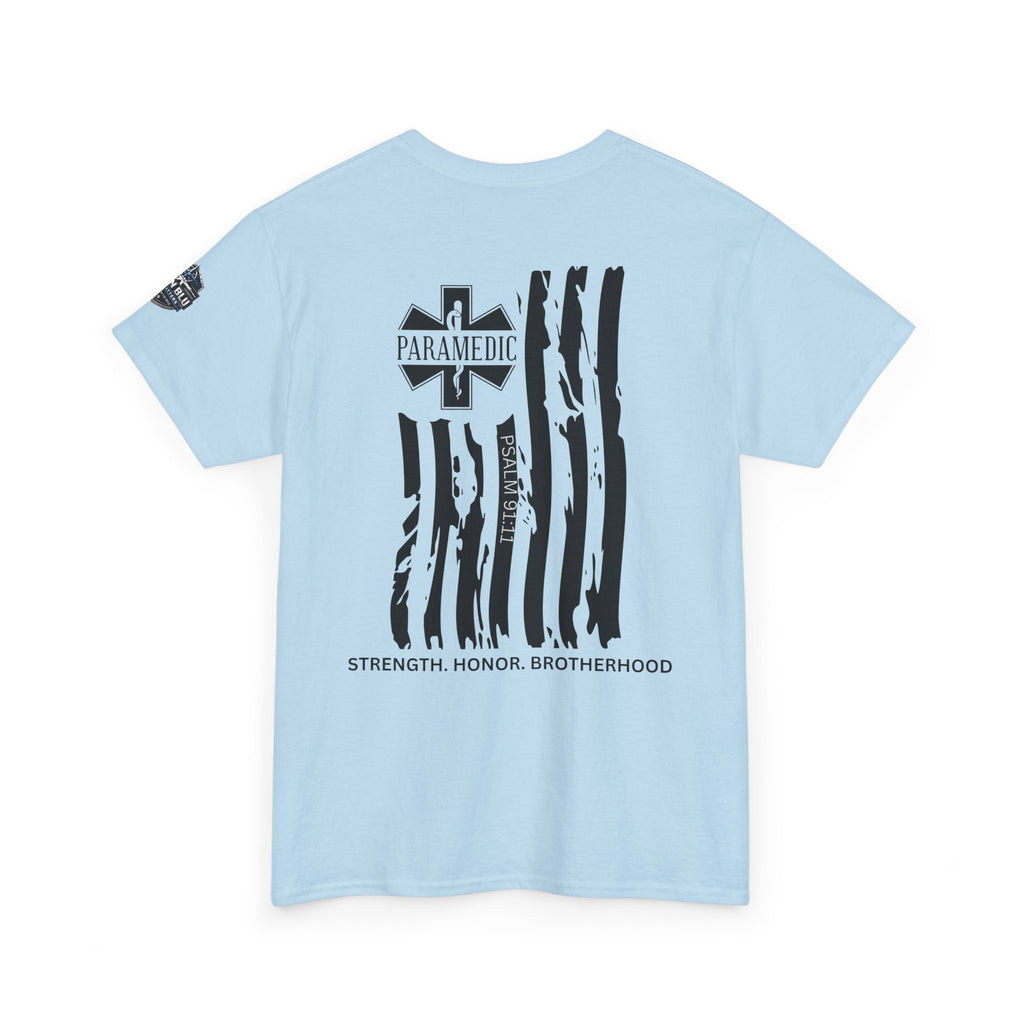Paramedic Flag T-Shirt — Strength Honor Brotherhood Tee