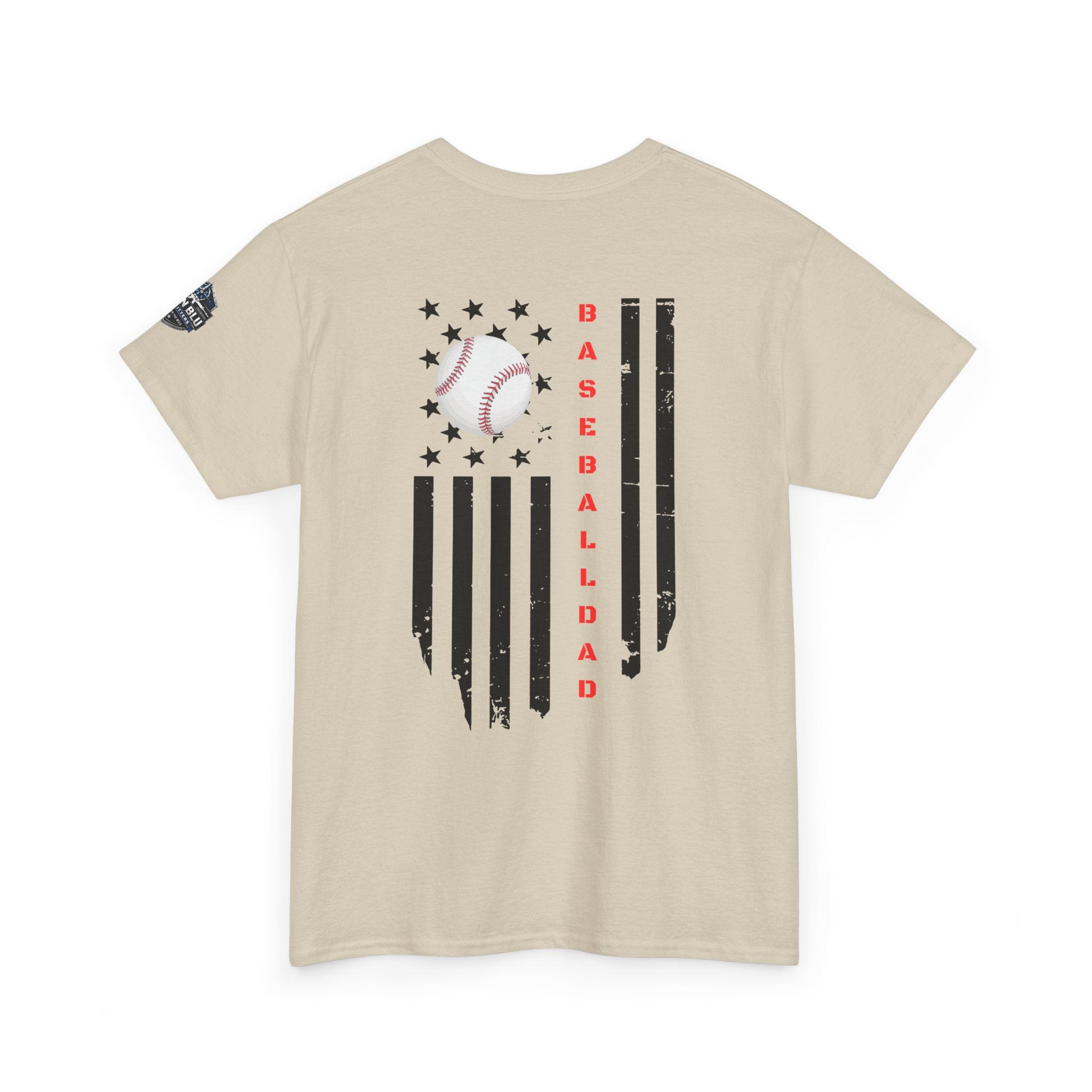 Baseball Dad T-Shirt — Vintage Flag Baseball Tee