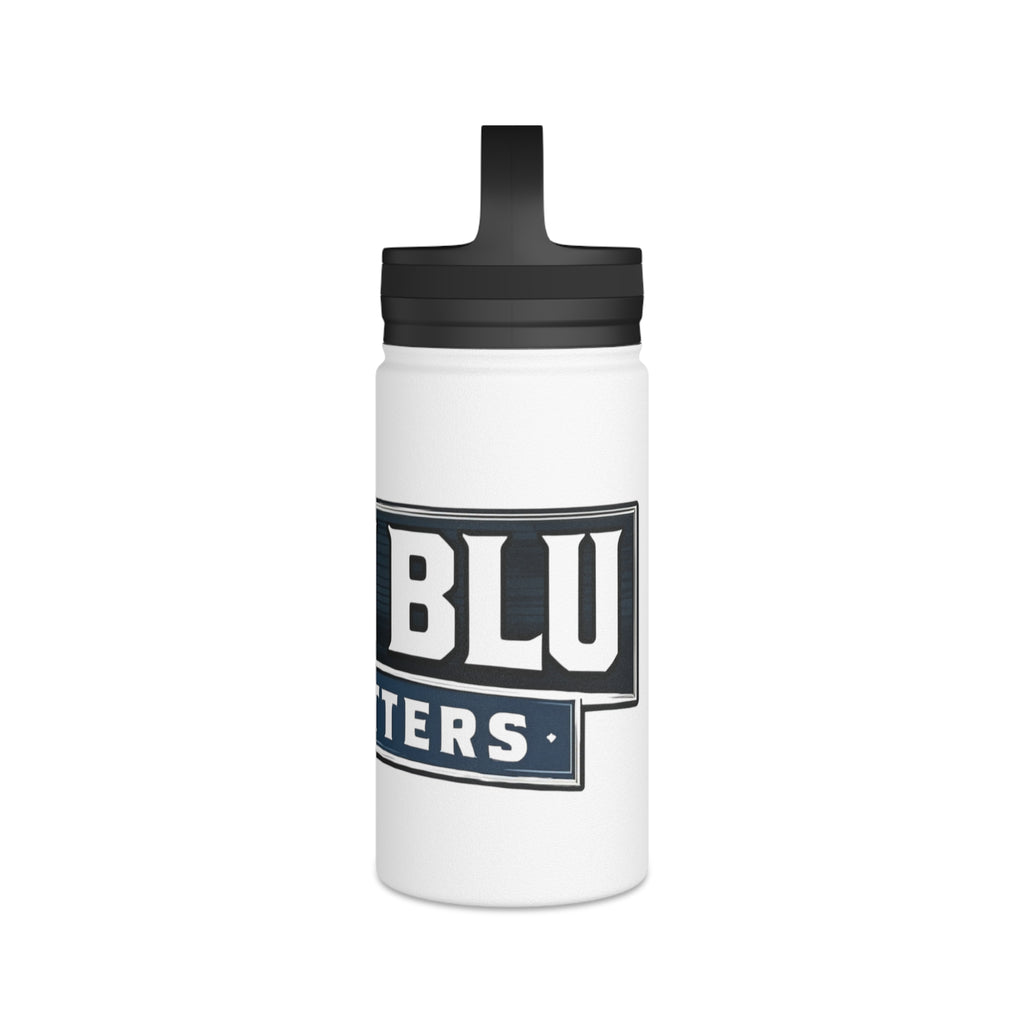 Outdoor Logo Stainless Steel Water Bottle – Handle Lid, Insulated Adventure Bottle
