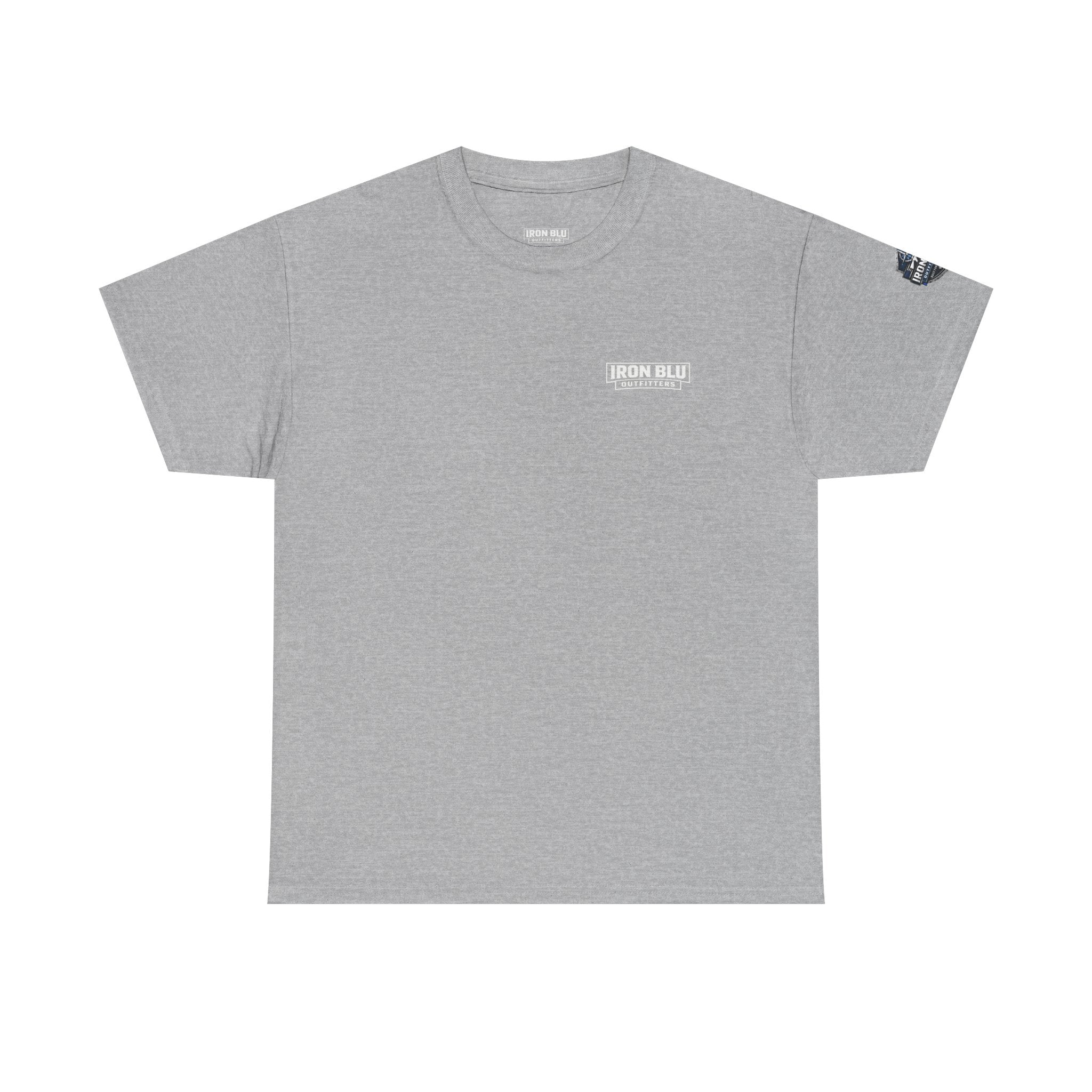 Psalm 144:1 Rifle Silhouette Tee — Military Faith Graphic T-Shirt