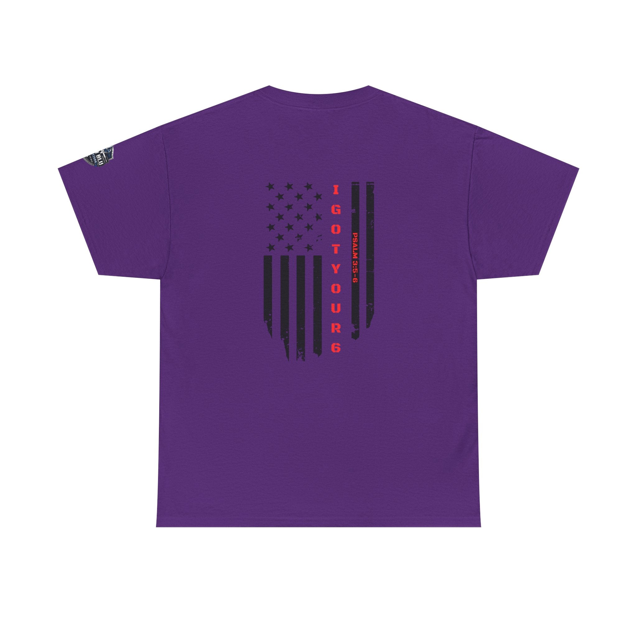 American Flag Tee — "I Got Your 6" Military Support T-Shirt