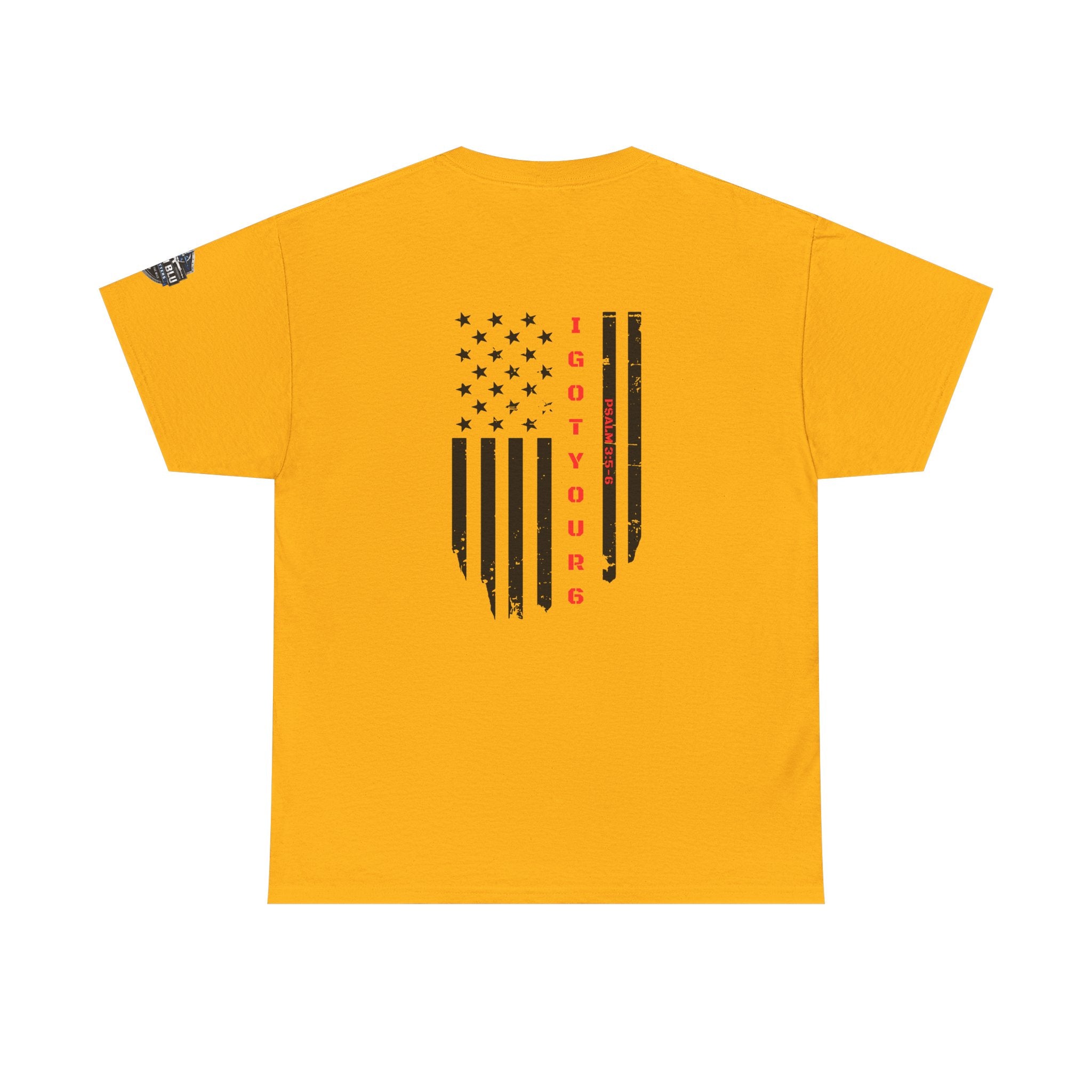 American Flag Tee — "I Got Your 6" Military Support T-Shirt