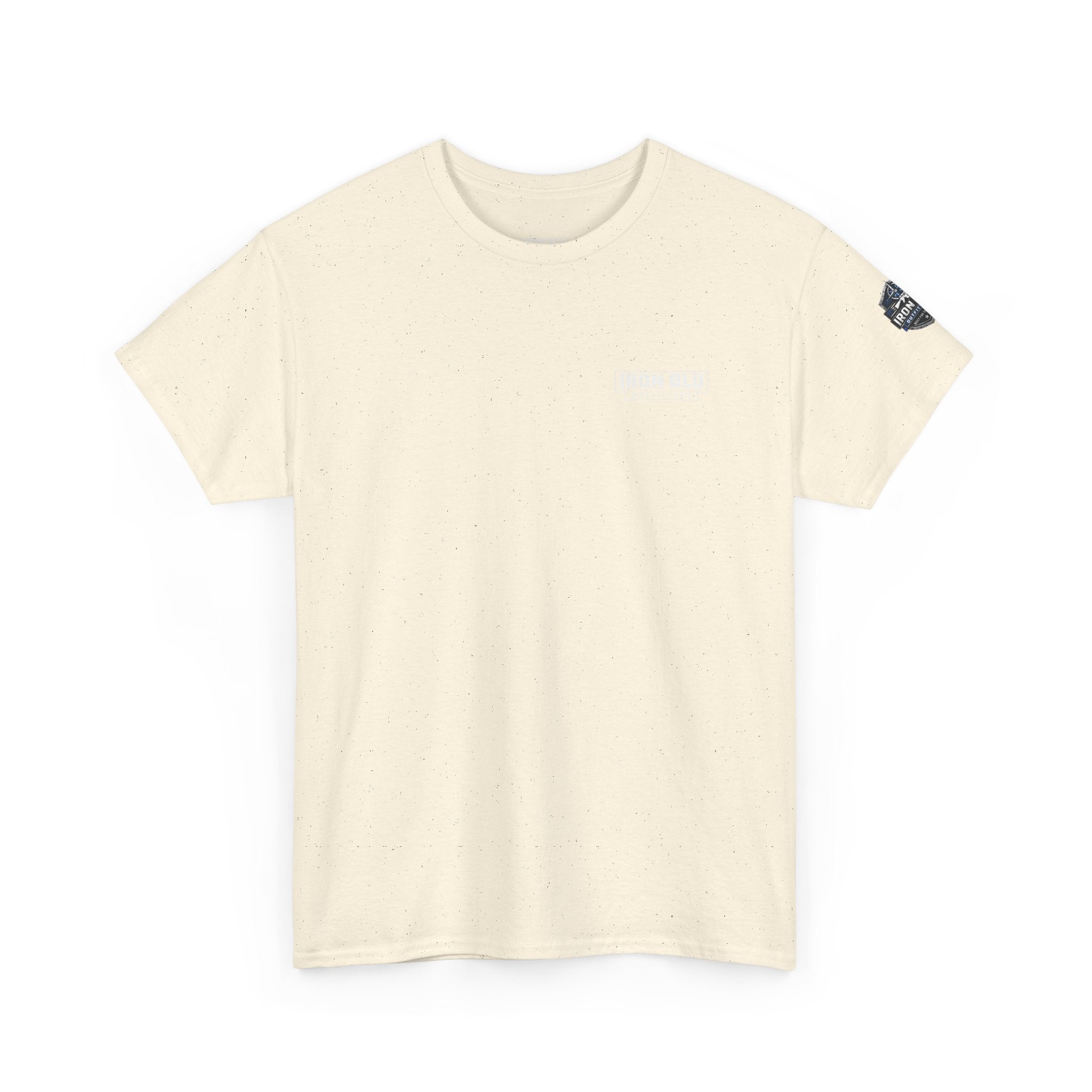 Iron Blu Outfitters T‑Shirt — 'Built for the Wild' Outdoor Logo Tee