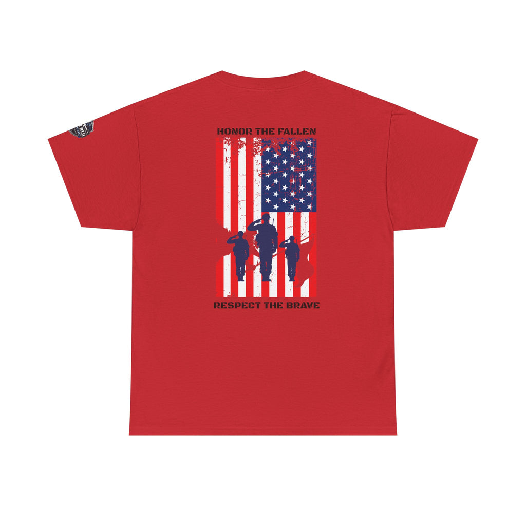 Honor The Fallen Tee — American Flag Memorial Tribute T-Shirt