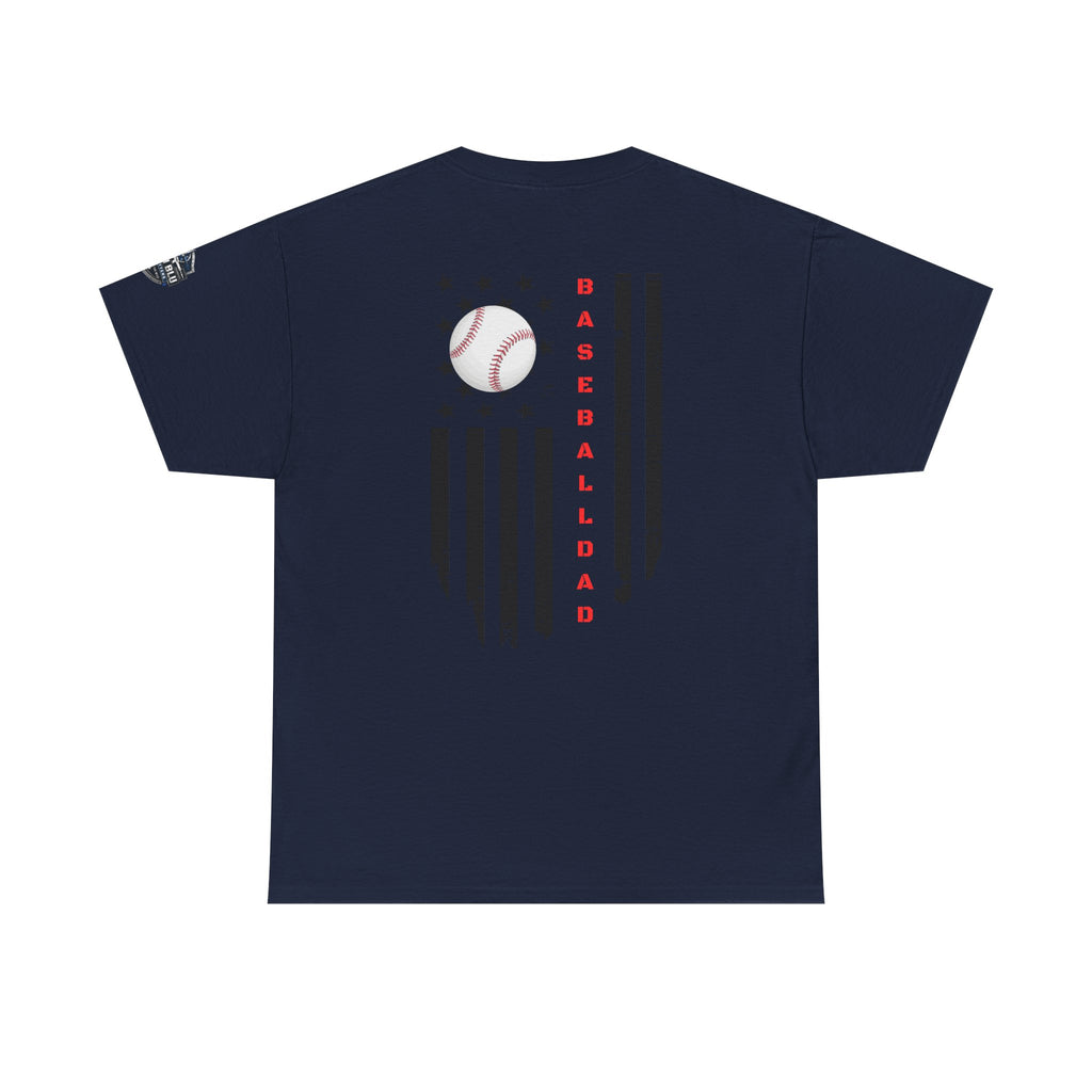 Baseball Dad T-Shirt — Vintage Flag Baseball Tee