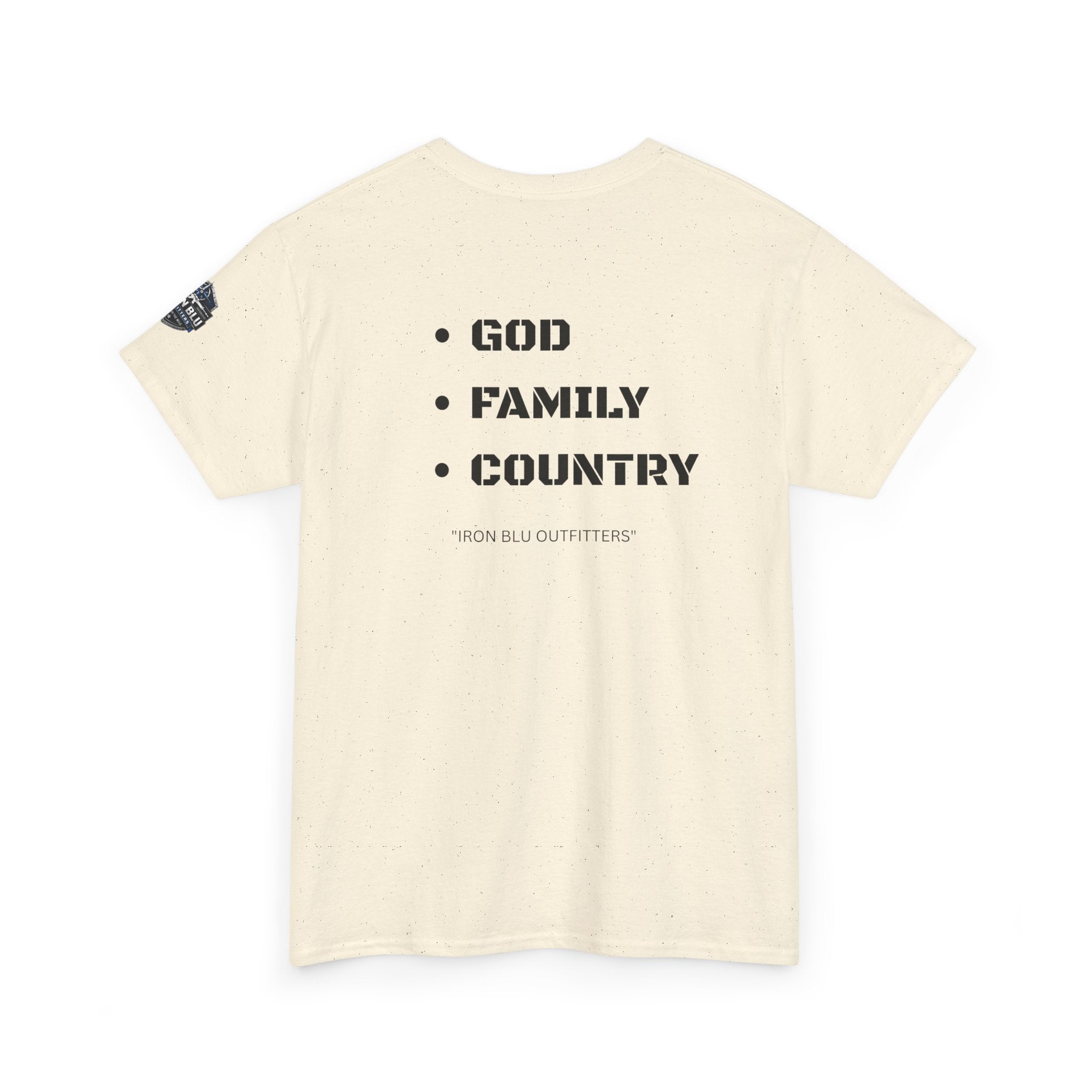 God Family Country Tee — Patriotic Faith-Based Cotton T-Shirt