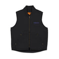 Washed Duck Cloth Work Vest — Embroidered Rugged Utility Vest