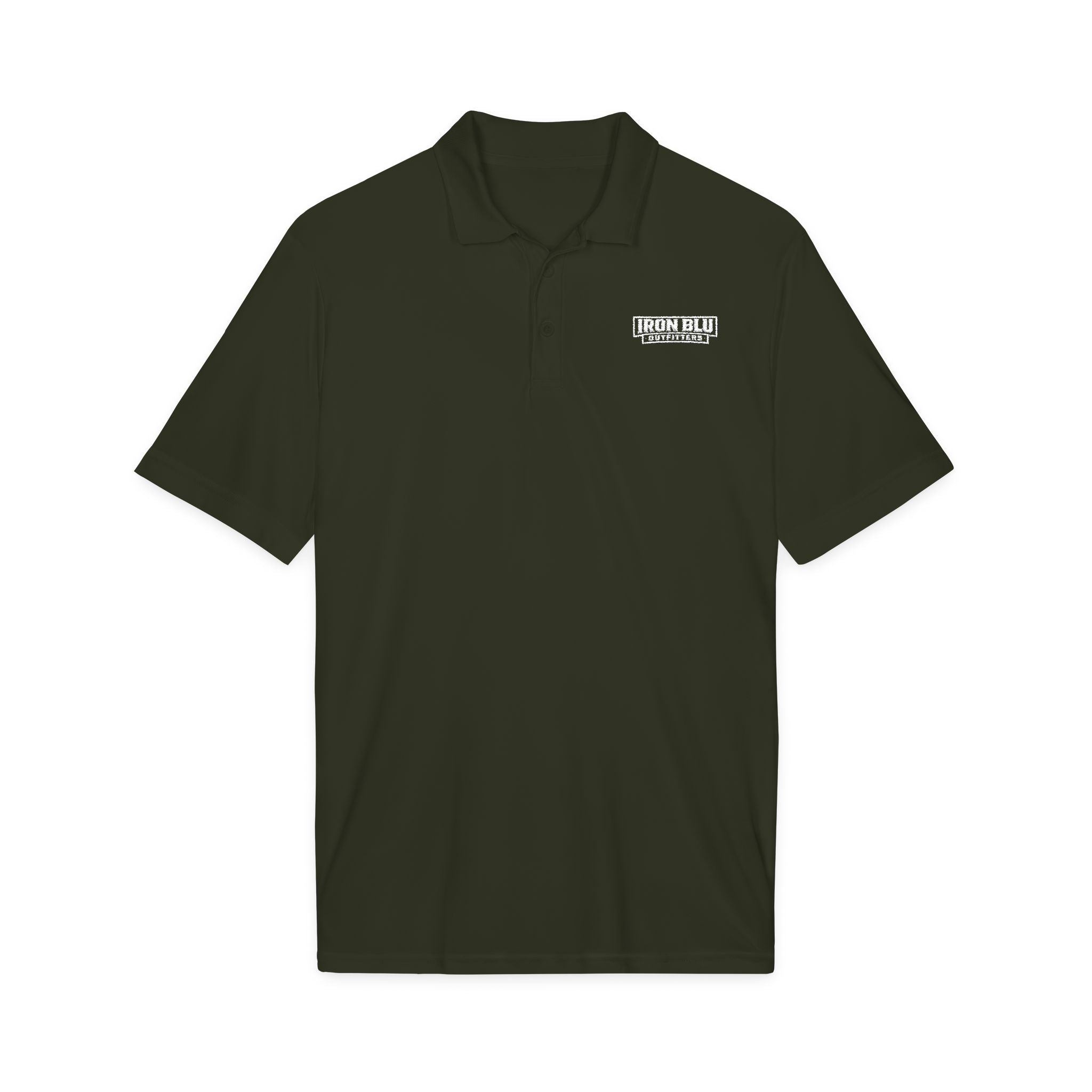 Iron Bull Fitness Logo Polo — Men's Performance Sport Shirt