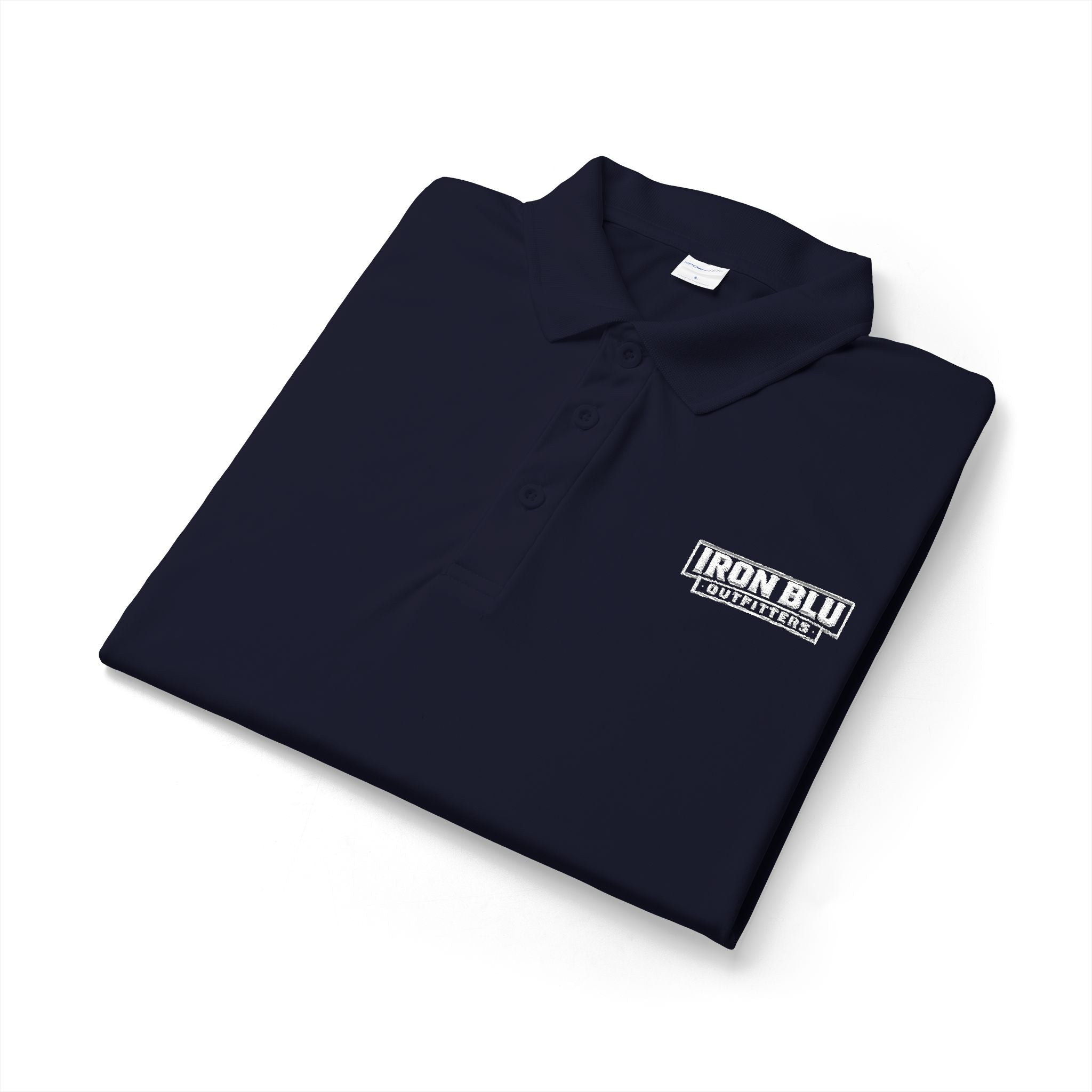 Iron Bull Fitness Logo Polo — Men's Performance Sport Shirt