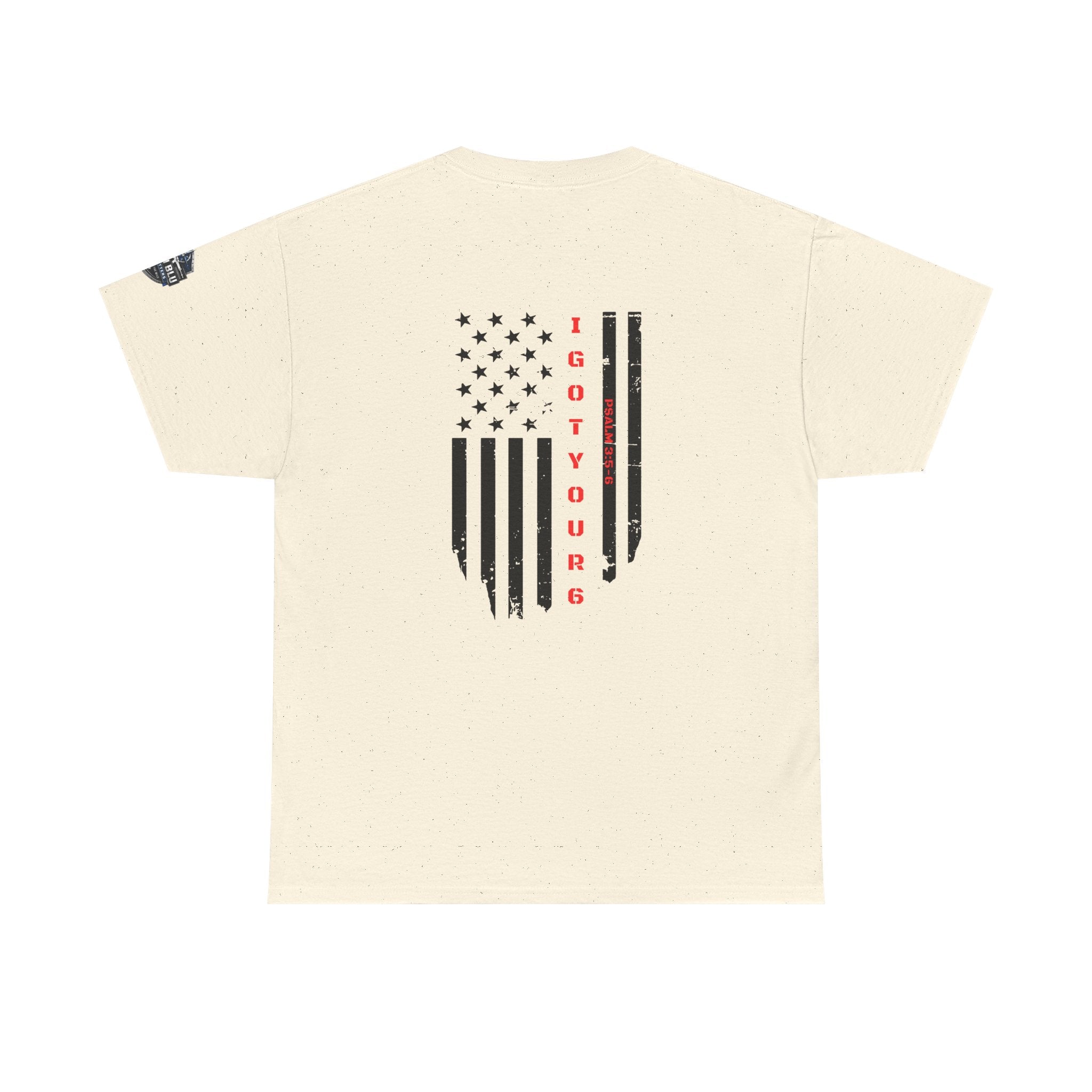 American Flag Tee — "I Got Your 6" Military Support T-Shirt
