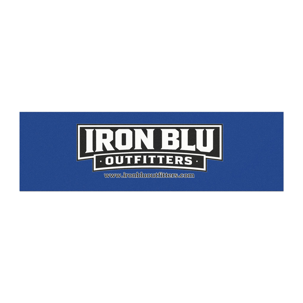 Magnetic Bumper Sticker — 'Iron Blu Outfitters' Logo Car Magnet