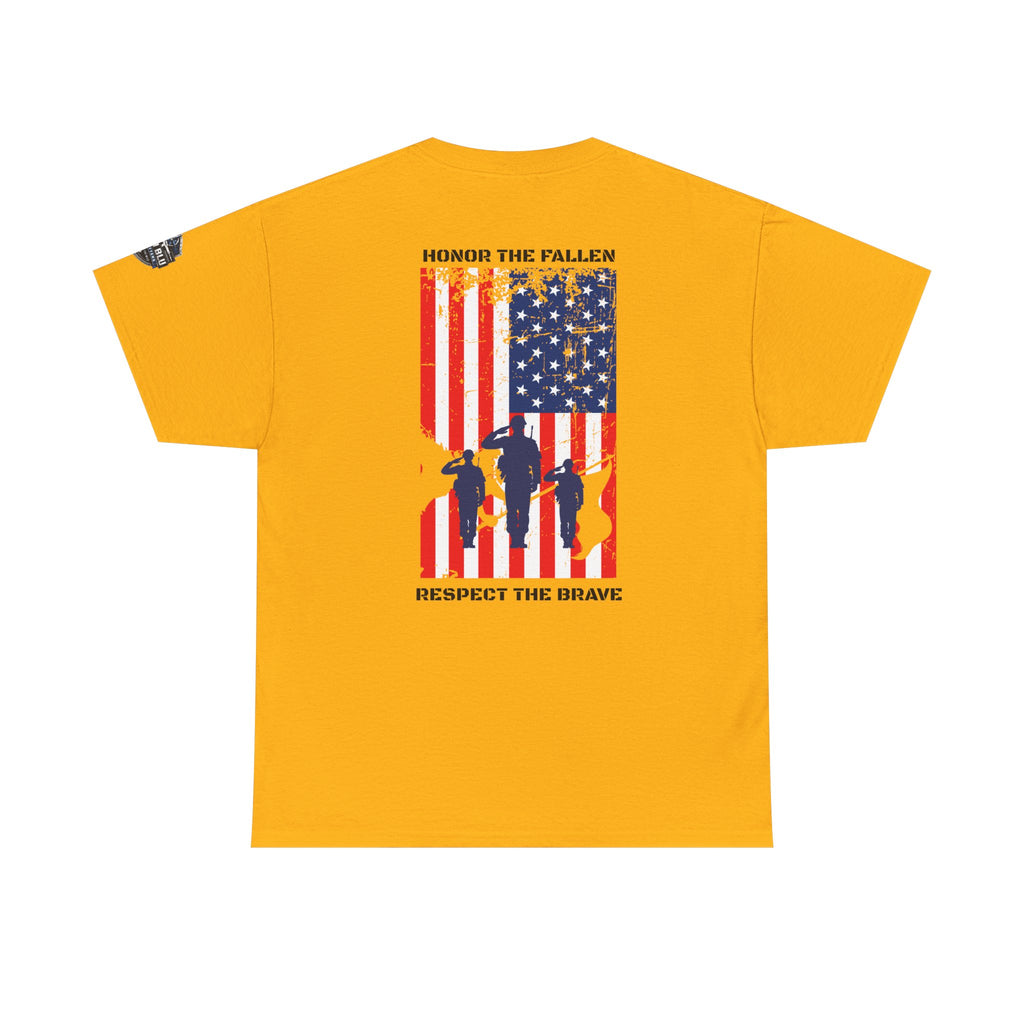 Honor The Fallen Tee — American Flag Memorial Tribute T-Shirt