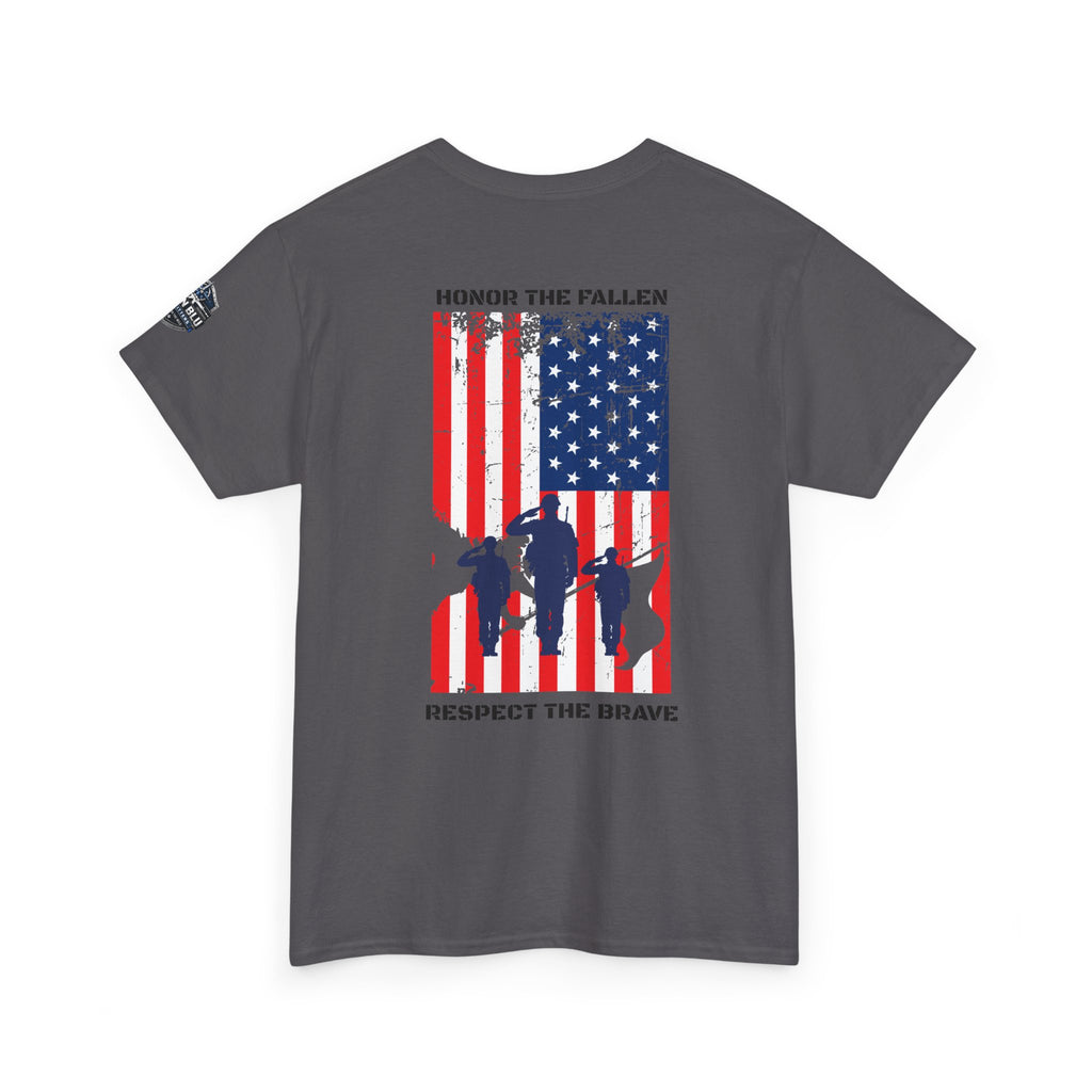 Honor The Fallen Tee — American Flag Memorial Tribute T-Shirt