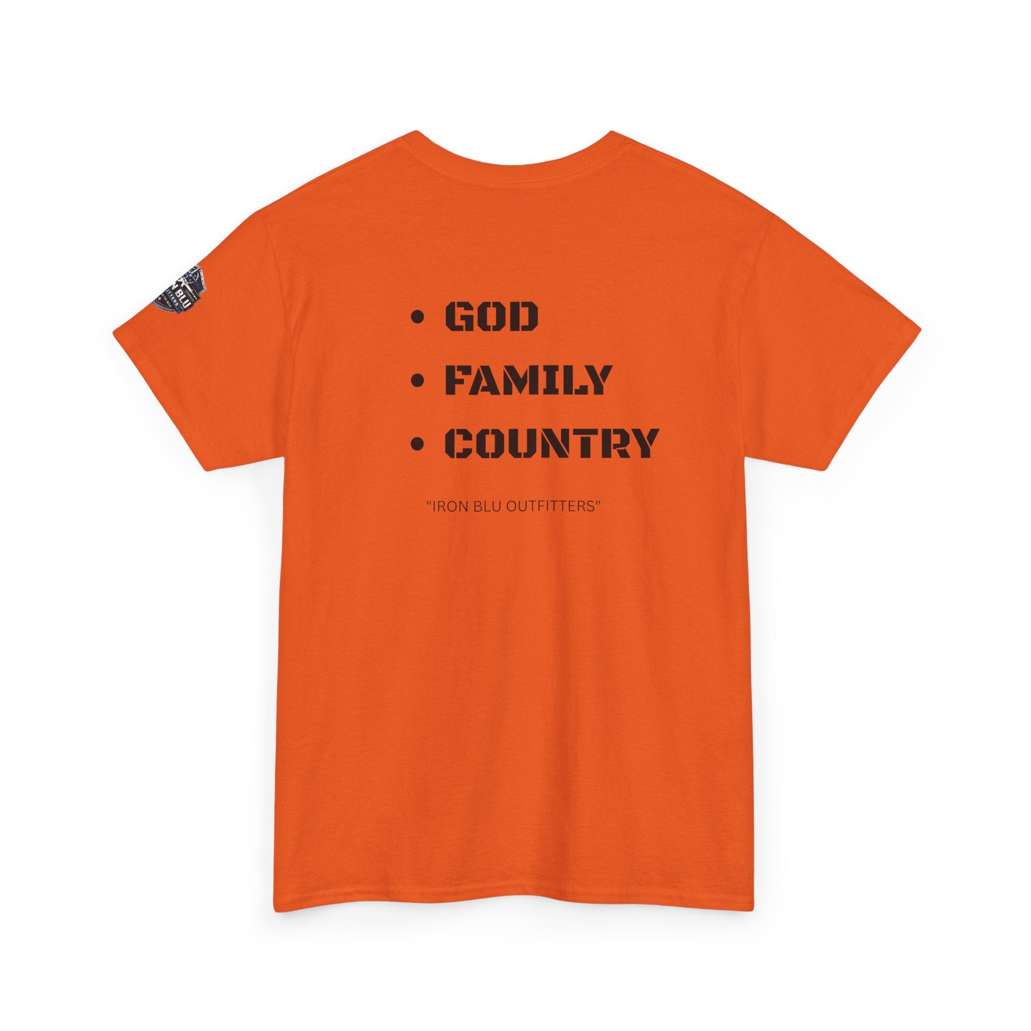 God Family Country Tee — Patriotic Faith-Based Cotton T-Shirt