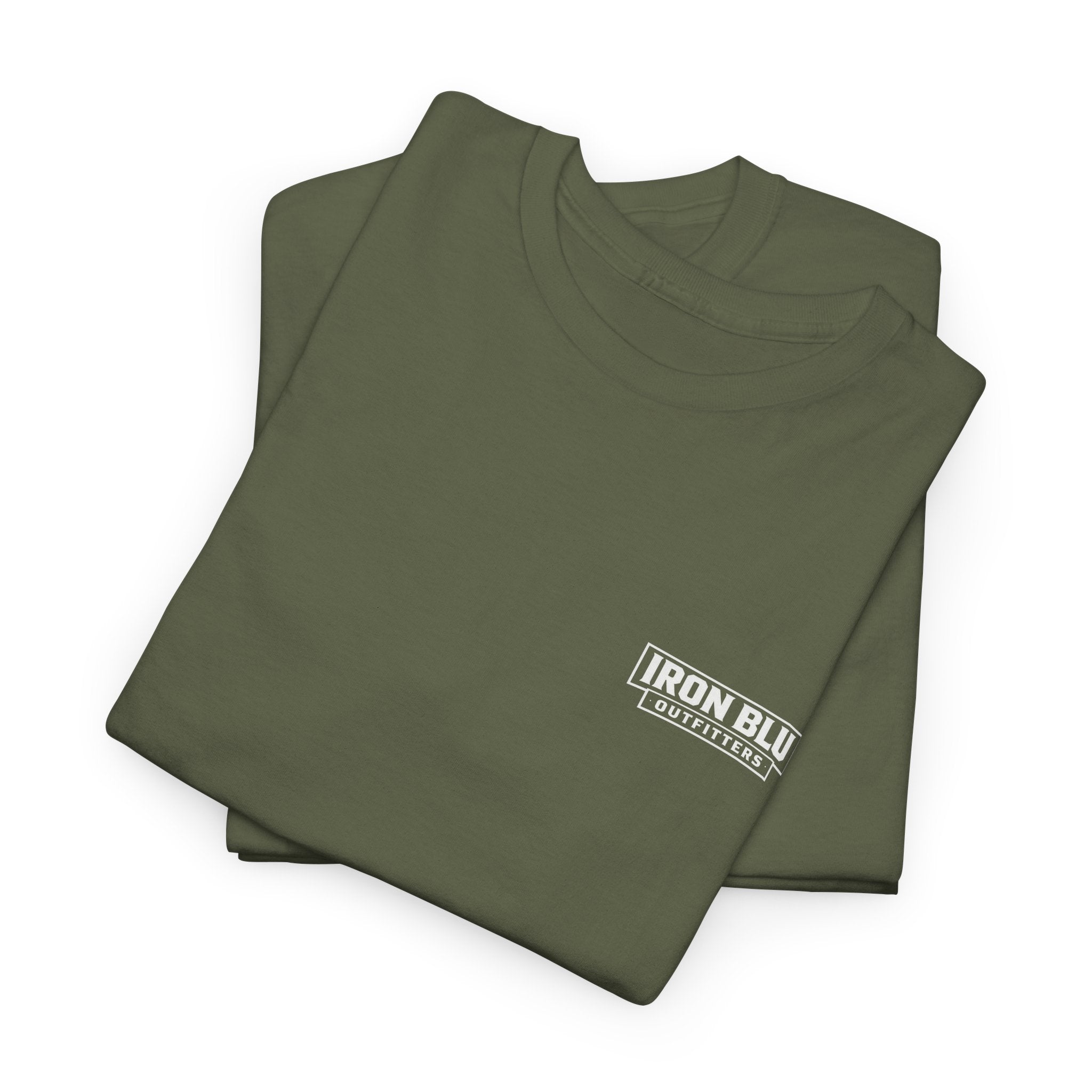 Scout Dad Camping T‑Shirt — Tent, Pine Trees & Fleur‑de‑Lis Outdoor Tee