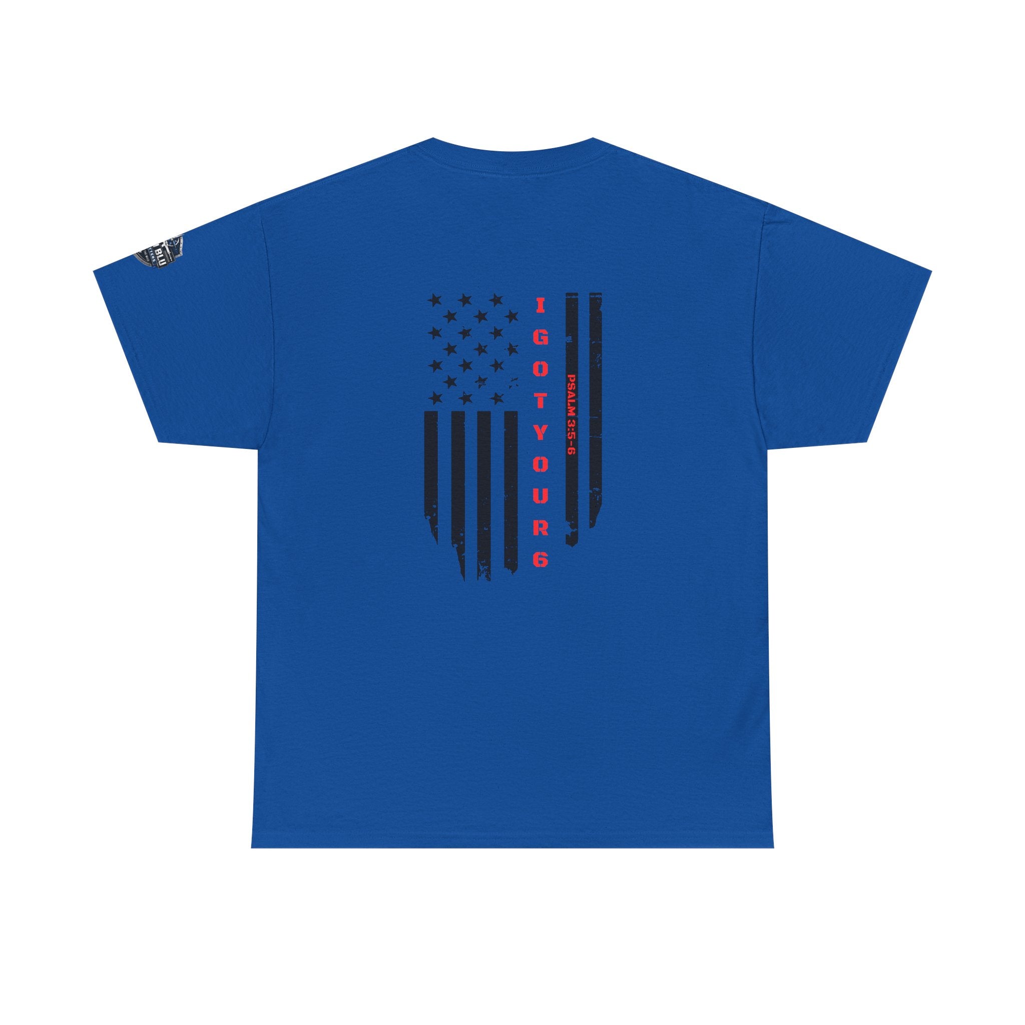 American Flag Tee — "I Got Your 6" Military Support T-Shirt