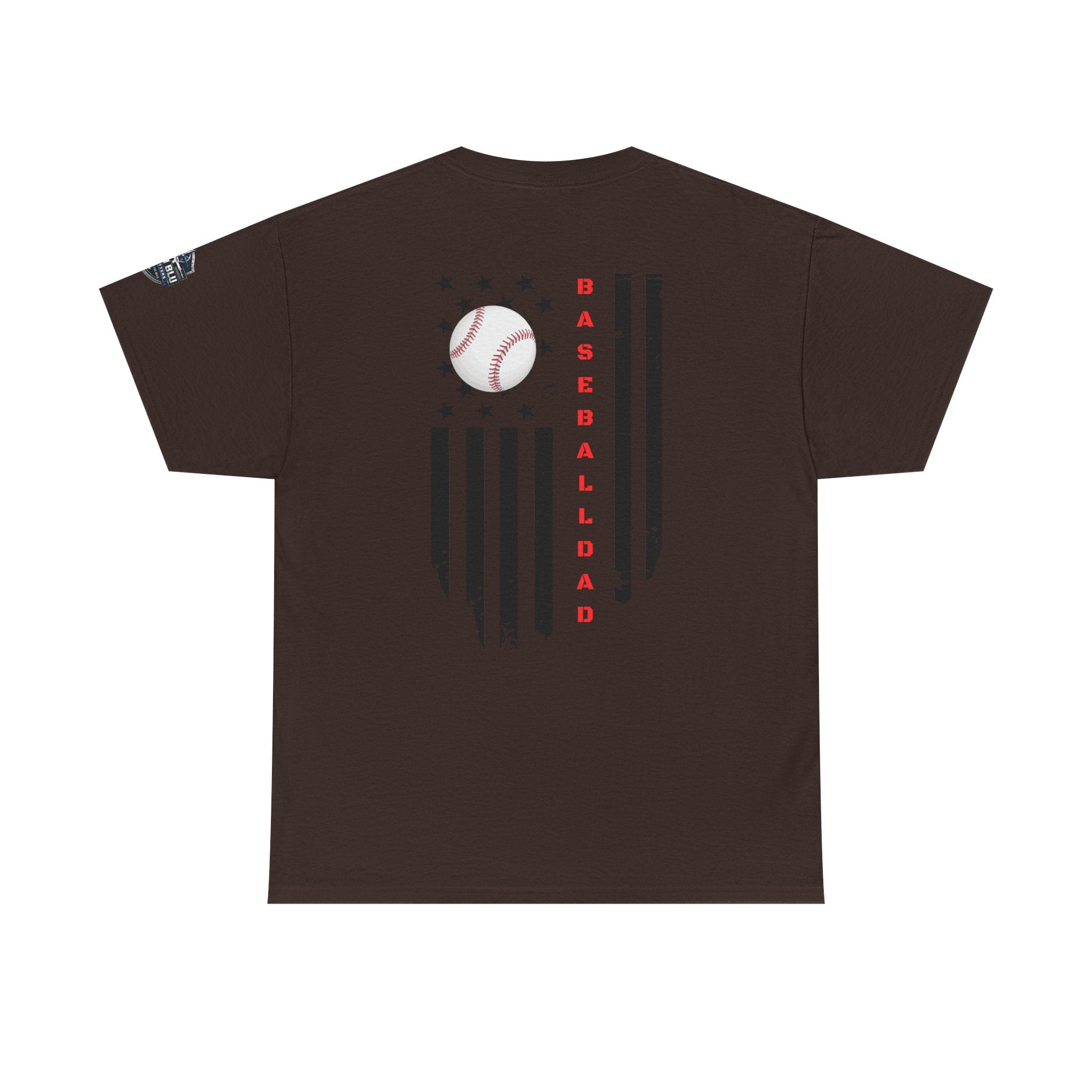Baseball Dad T-Shirt — Vintage Flag Baseball Tee