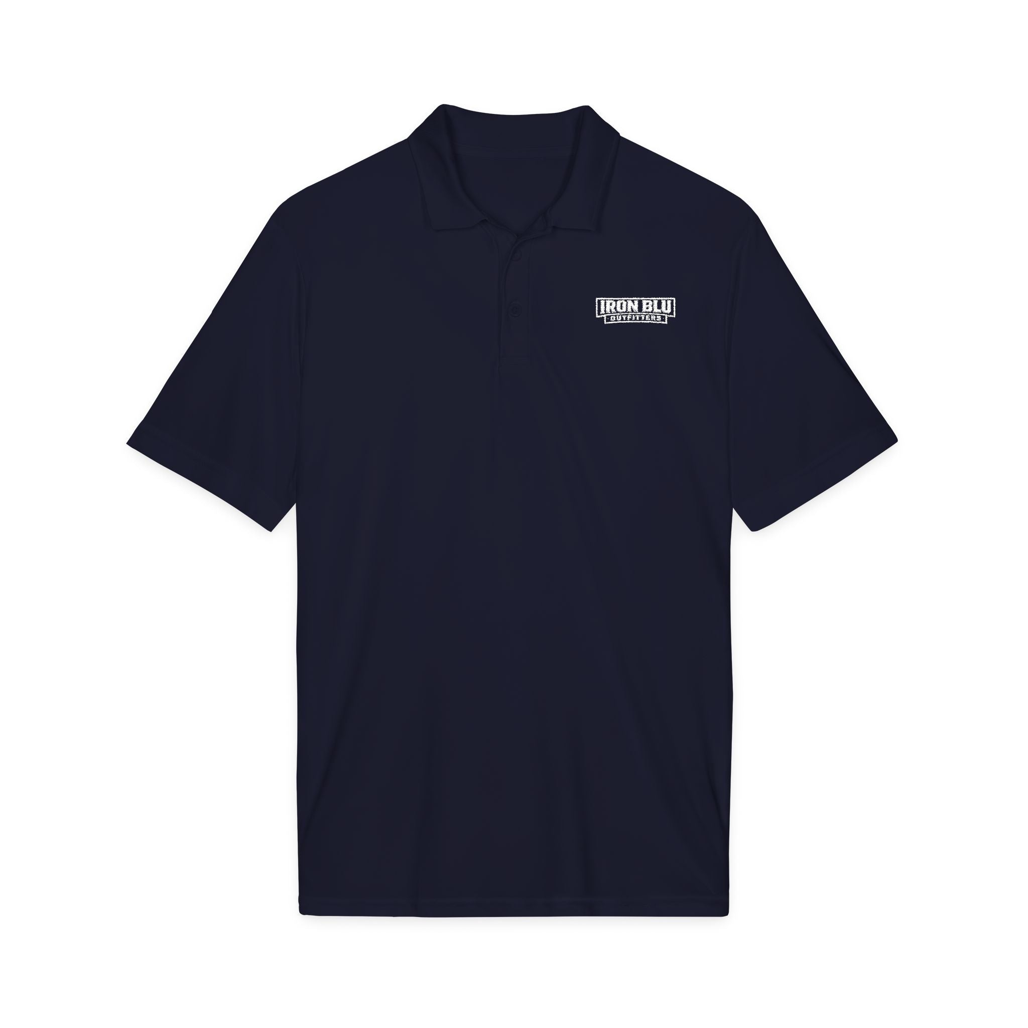 Iron Bull Fitness Logo Polo — Men's Performance Sport Shirt