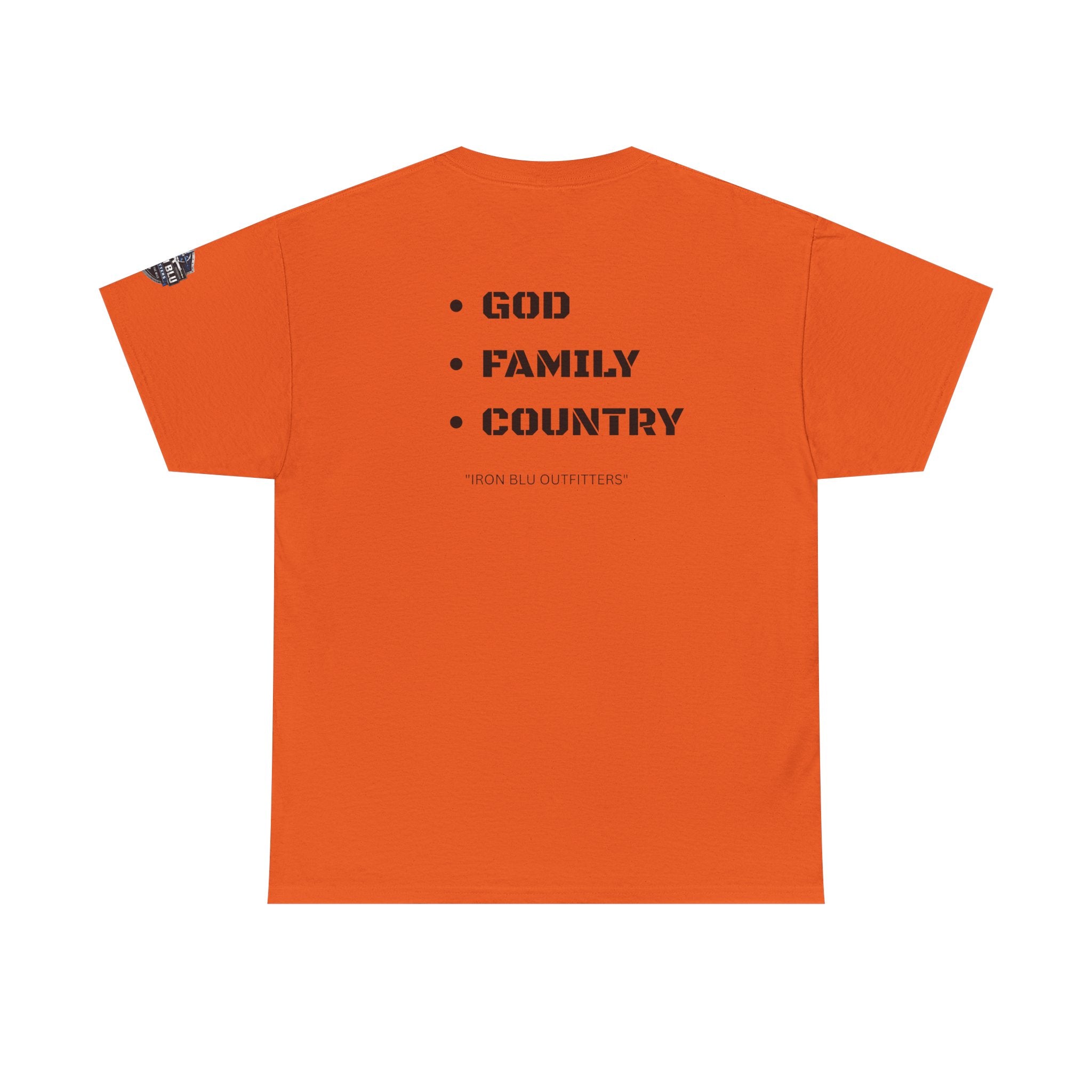 God Family Country Tee — Patriotic Faith-Based Cotton T-Shirt
