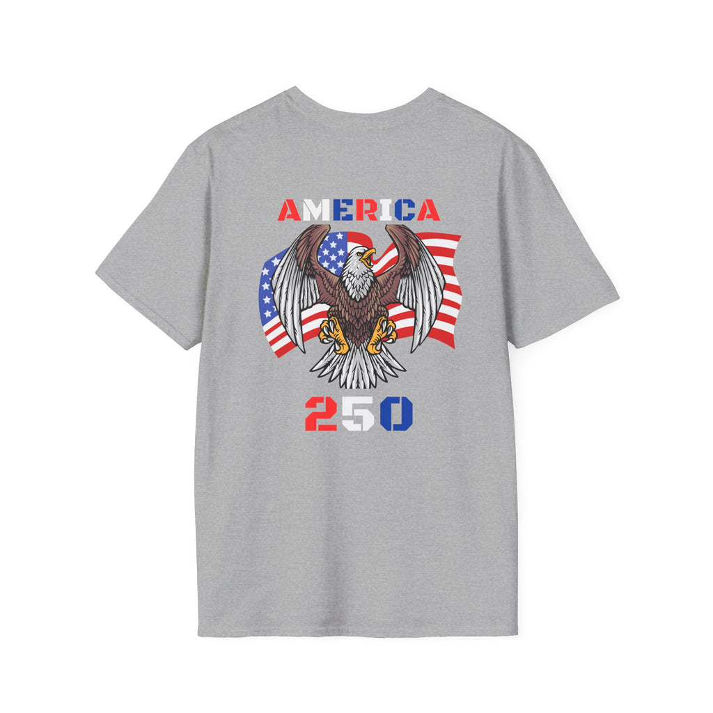 America 250 Eagle T-Shirt — Patriotic USA Flag 250th Anniversary Tee