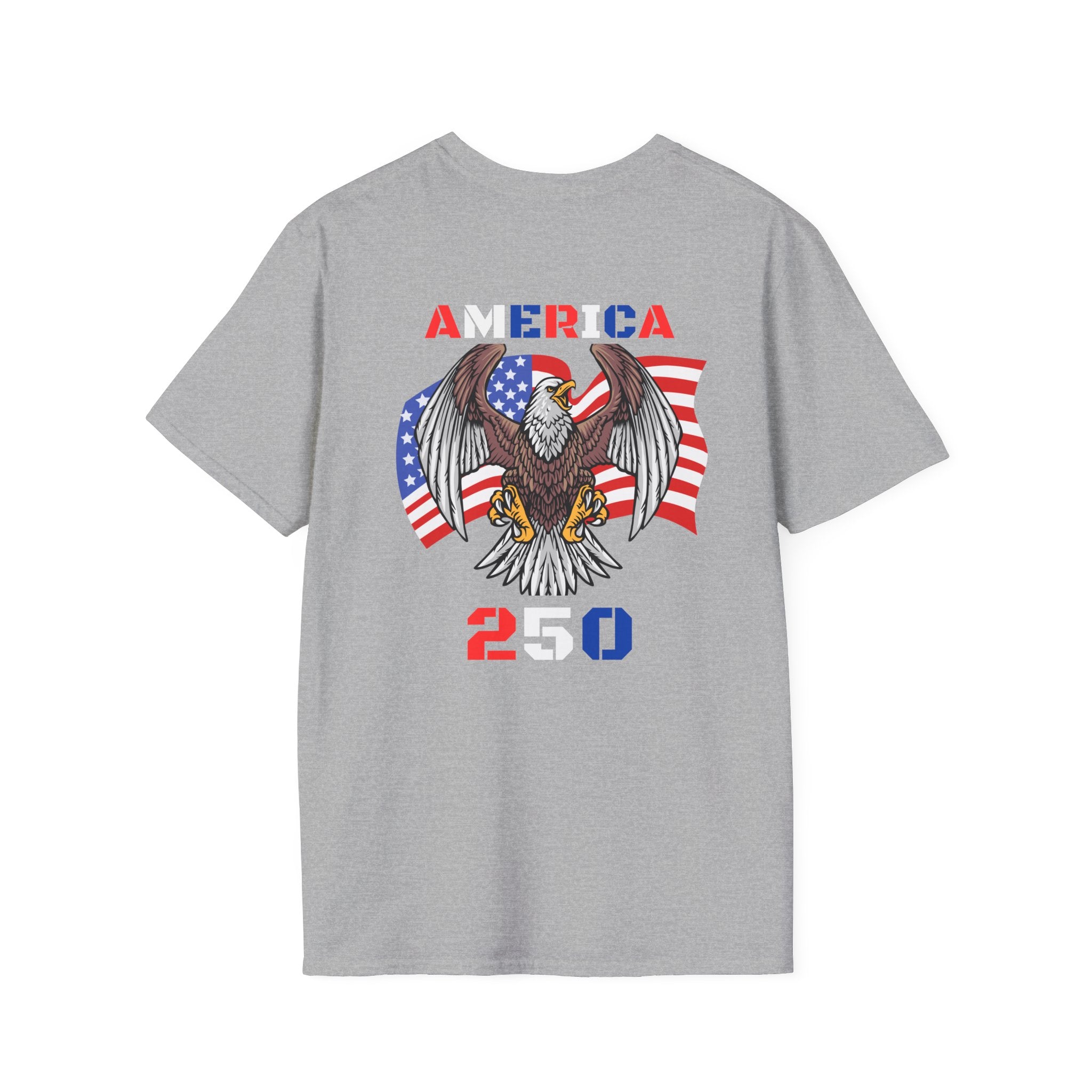 America 250 Eagle T-Shirt — Patriotic USA Flag 250th Anniversary Tee