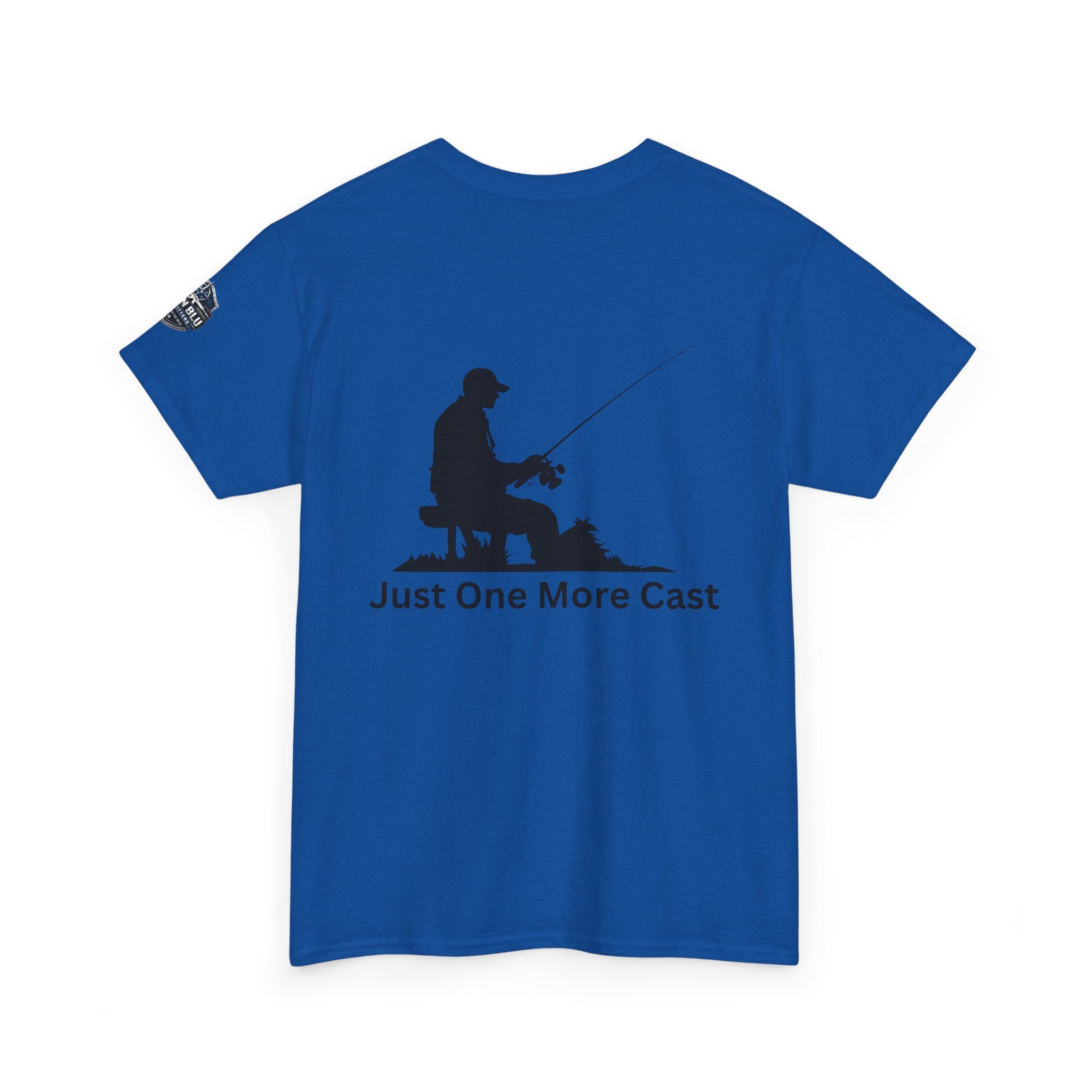 Fishing T-Shirt — "Just One More Cast" Silhouette Tee