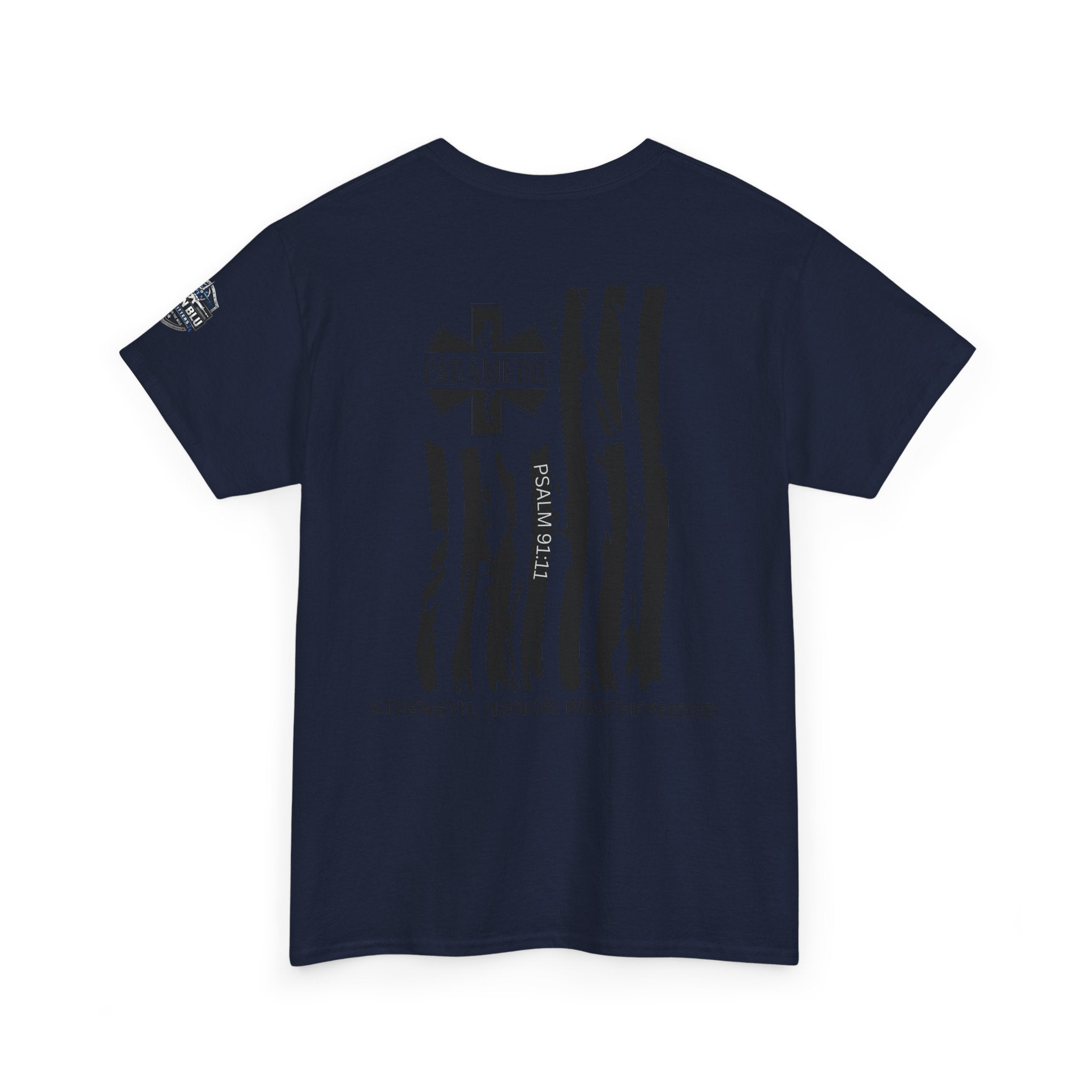 Paramedic Flag T-Shirt — Strength Honor Brotherhood Tee
