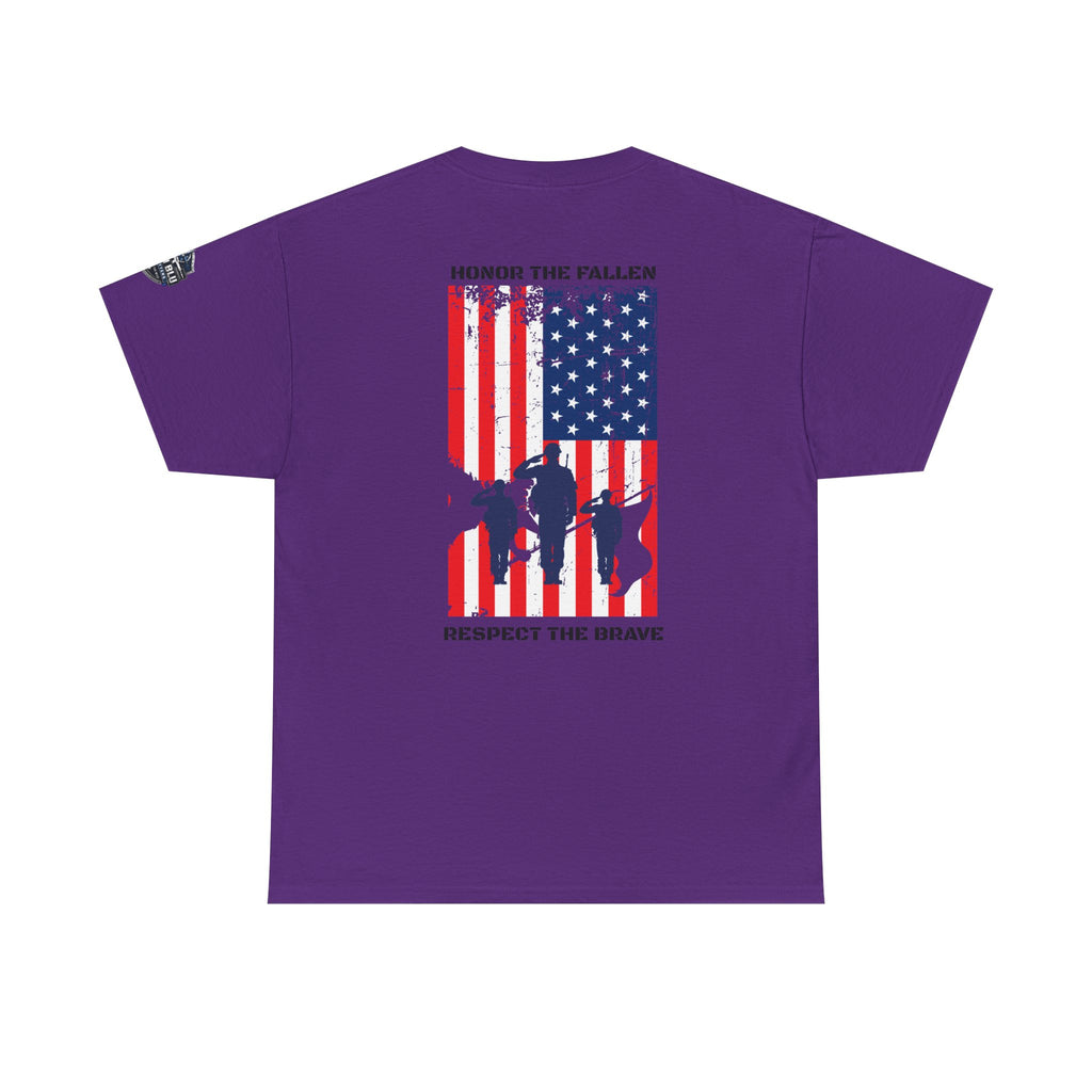 Honor The Fallen Tee — American Flag Memorial Tribute T-Shirt