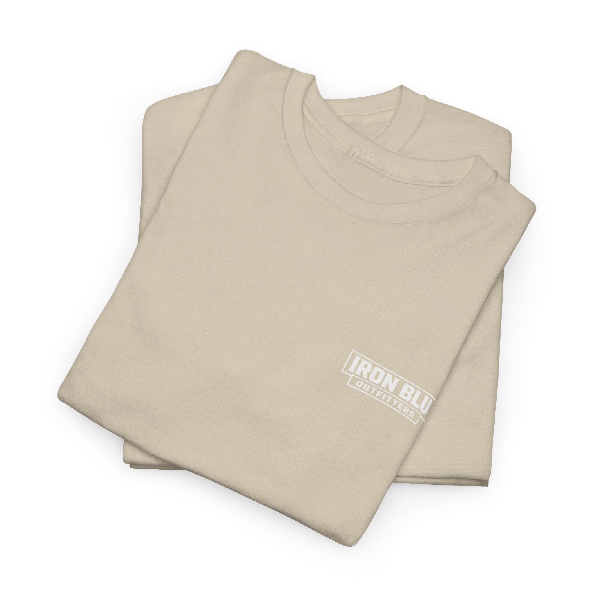 Scout Dad Camping T‑Shirt — Tent, Pine Trees & Fleur‑de‑Lis Outdoor Tee