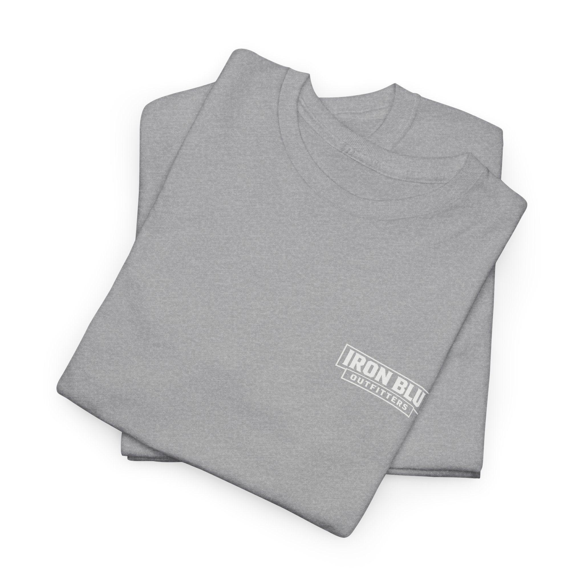 Scout Dad Camping T‑Shirt — Tent, Pine Trees & Fleur‑de‑Lis Outdoor Tee