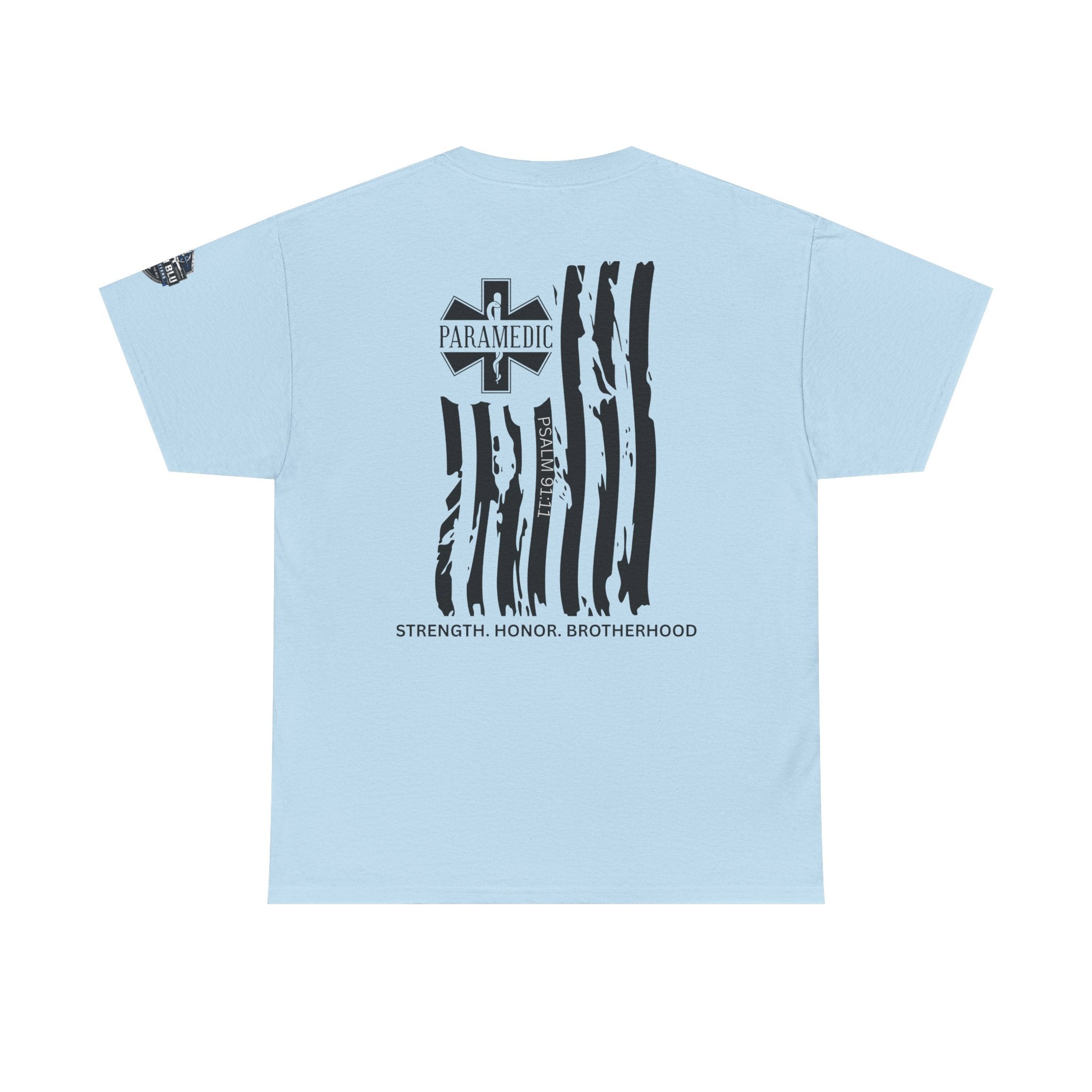 Paramedic Flag T-Shirt — Strength Honor Brotherhood Tee
