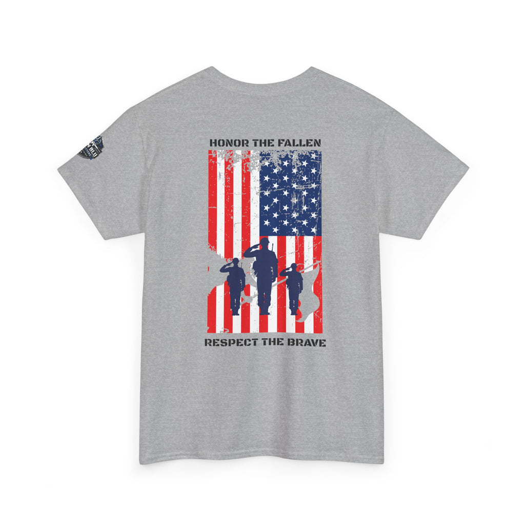Honor The Fallen Tee — American Flag Memorial Tribute T-Shirt