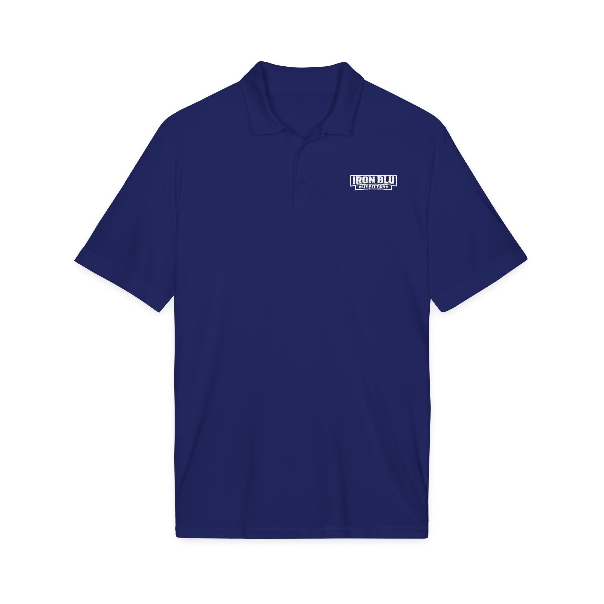 Iron Bull Fitness Logo Polo — Men's Performance Sport Shirt