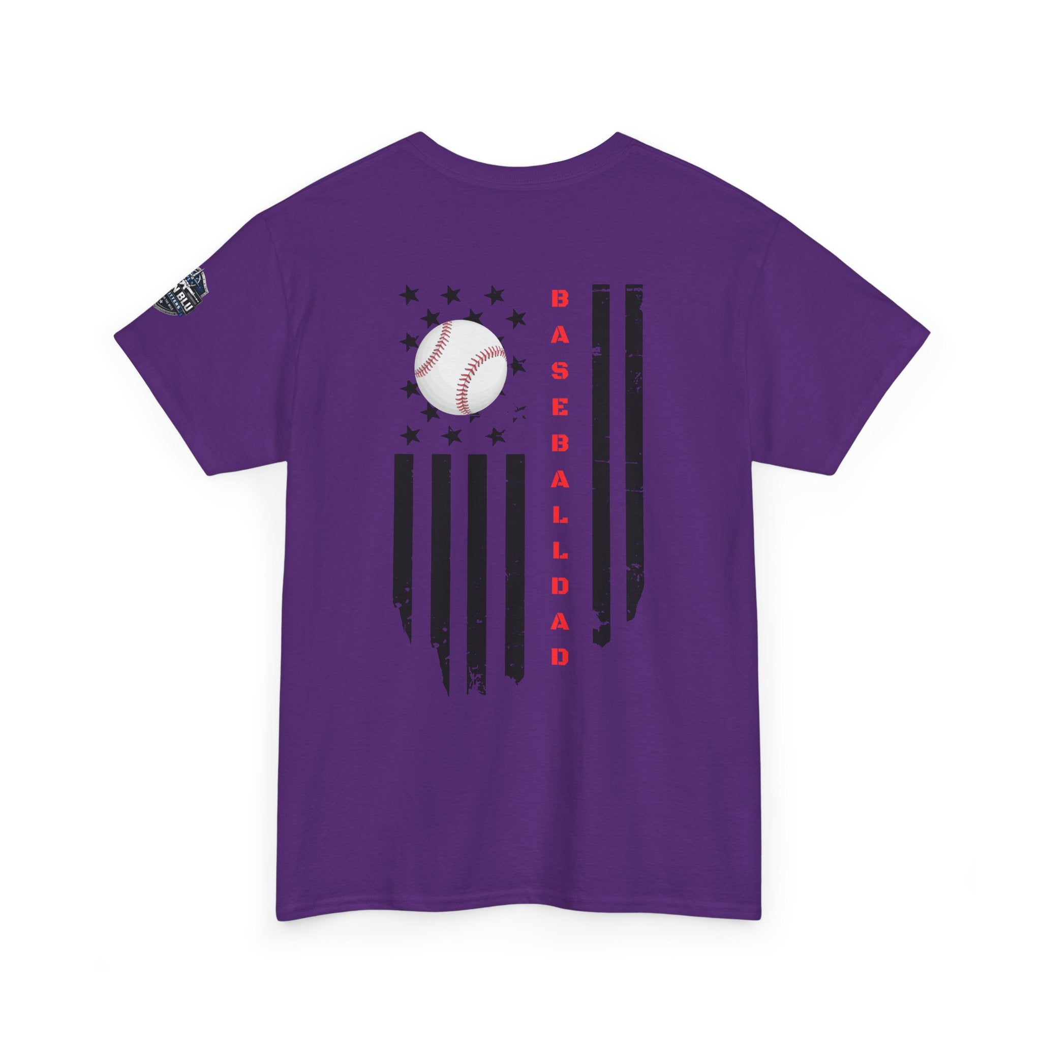 Baseball Dad T-Shirt — Vintage Flag Baseball Tee