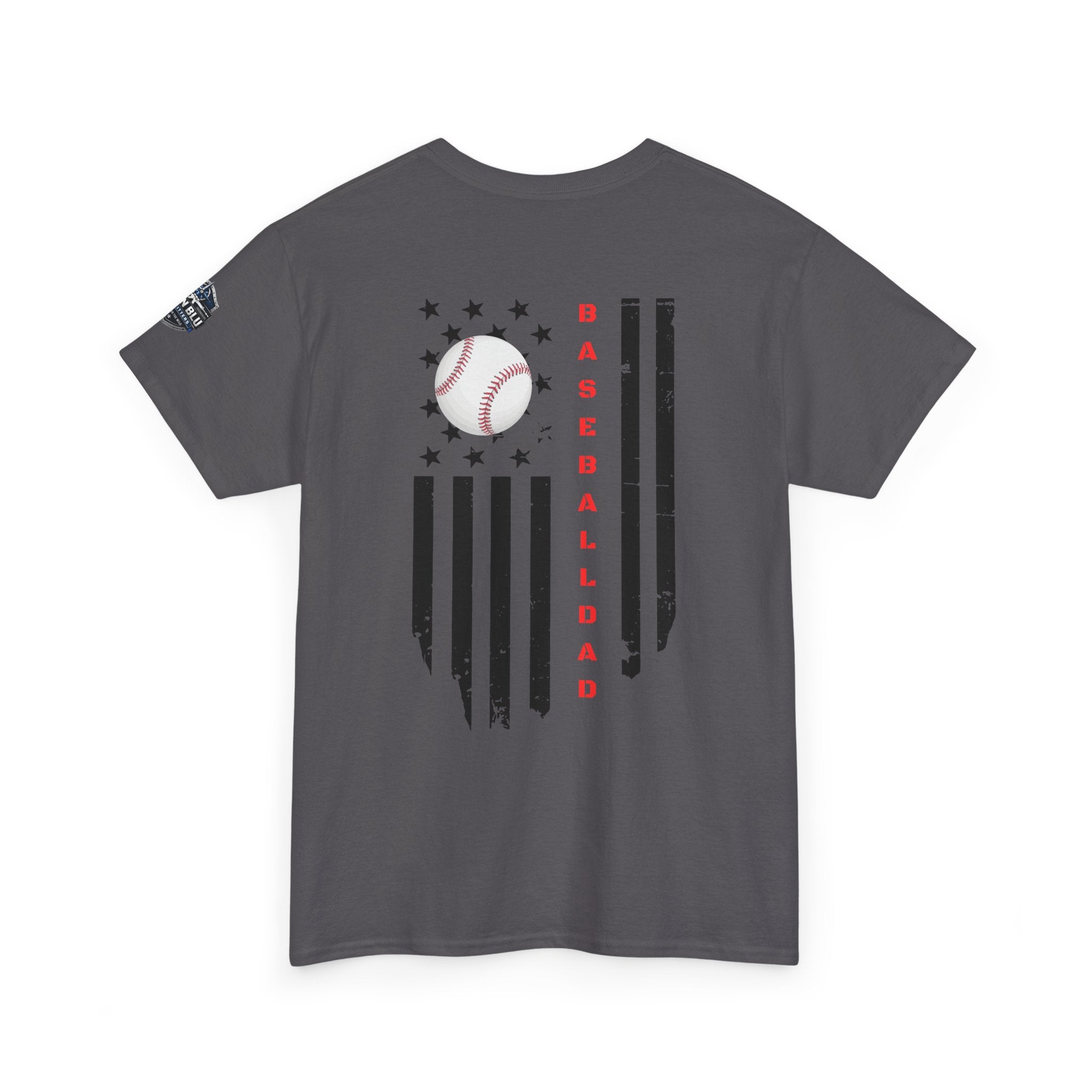 Baseball Dad T-Shirt — Vintage Flag Baseball Tee