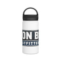 Outdoor Logo Stainless Steel Water Bottle – Handle Lid, Insulated Adventure Bottle